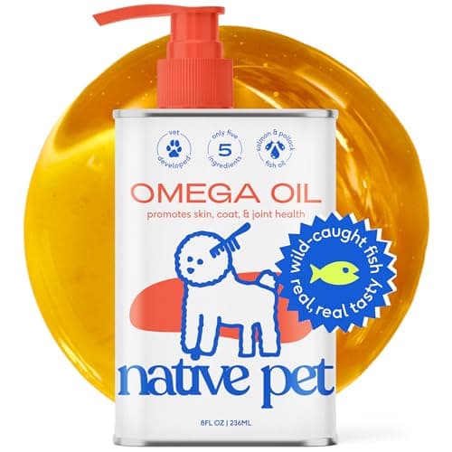 Alaskan Salmon Oil for Dogs with Omega 3, 8 oz