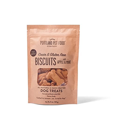 Apple & Mint Grain-Free Dog Treats, 5 oz, 1-Pack