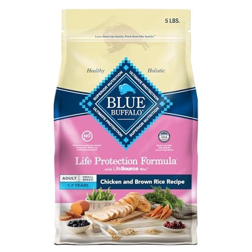 Blue Buffalo Adult Small Breed Dry Dog Food - Chicken & Brown Rice Recipe