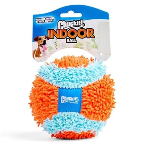 Chuckit! Indoor Fetch Ball Dog Toy - Soft & Lightweight Plush Toy for Small to Medium Dogs