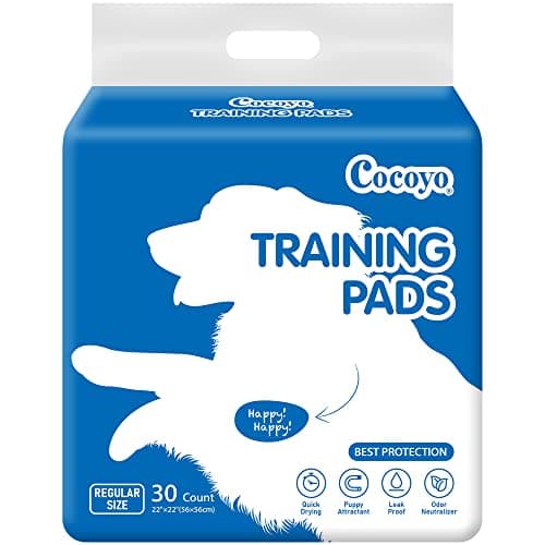 COCOYO Leak-Proof Training Pads for Dogs, 30 Count