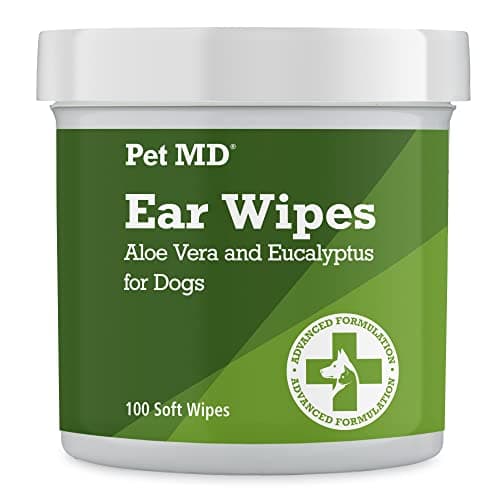 Dog Ear Cleaning Wipes with Aloe & Eucalyptus - 100 Count