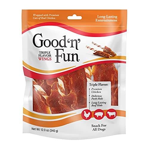 Good'N'Fun Triple Flavor Wings Dog Chews