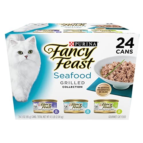 Grilled Seafood Variety Wet Cat Food, Pack of 24