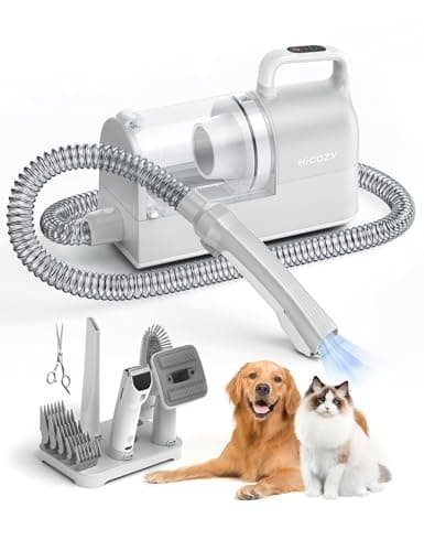 Hicozy S1+ Dog Grooming Vacuum with Professional Pet Accessories