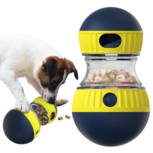 Indestructible Dog Interactive Toy with Adjustable Food Dispensing - Perfect for All Breeds