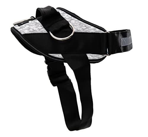 No-Pull Dog Harness with Reflective Straps and 3 Leash Clips (XS, Arctic Camo)