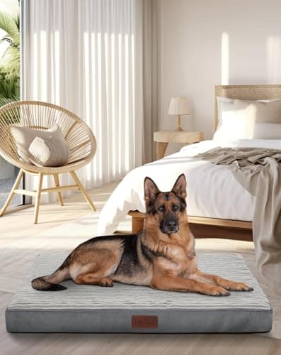 OhGeni 41 Inch Waterproof Orthopedic Dog Bed