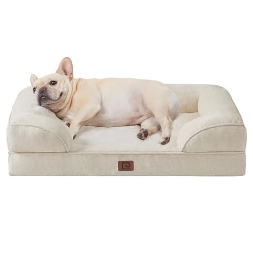 Orthopedic Small Dog Bed with Memory Foam and Washable Cover