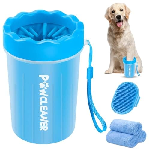 Pet Foot Cleaner for Dogs and Cats with Complimentary Absorbent Towel