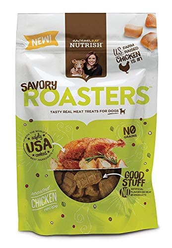Rachael Ray Nutrish Savory Roasters Grain-Free Roasted Chicken Dog Treats, 12 Ounces