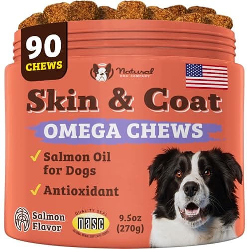 Salmon & Peas Flavored Skin & Coat Vitamins for Dogs