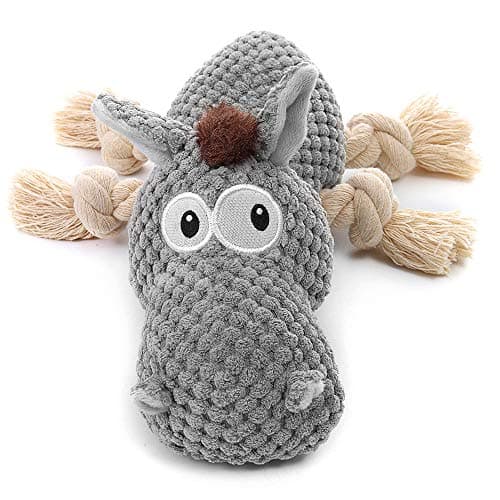 Sedioso Large Dog Squeaky Plush Toy - Durable Donkey Design for All Dog Sizes