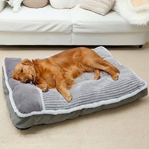 Super Soft Dog Bed for Small and Medium Breeds with Pillow Design