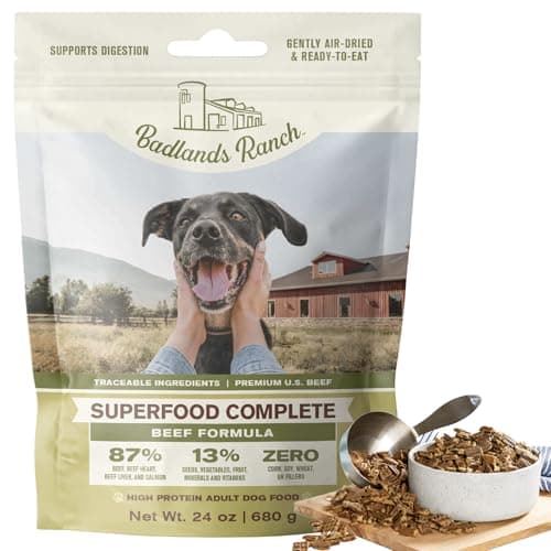 Superfood High-Protein Adult Dog Food, Air-Dried, 24 oz.