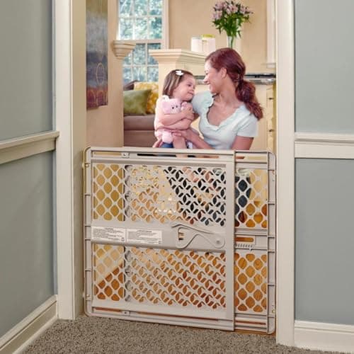 Toddleroo by North States Supergate Ergo Baby Gate, Stair and Doorway Safety Gate, 26" Tall