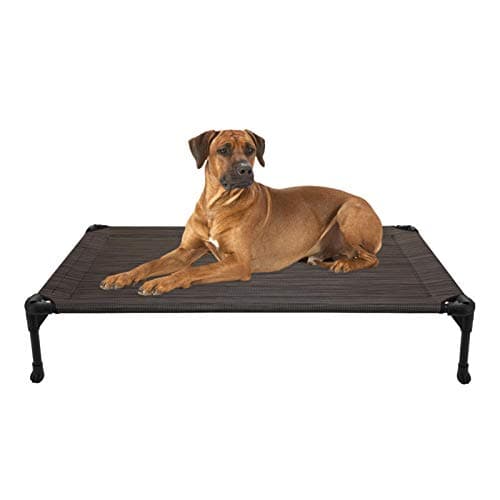 Veehoo Cooling Elevated Dog Bed, Large Size, Portable & Washable