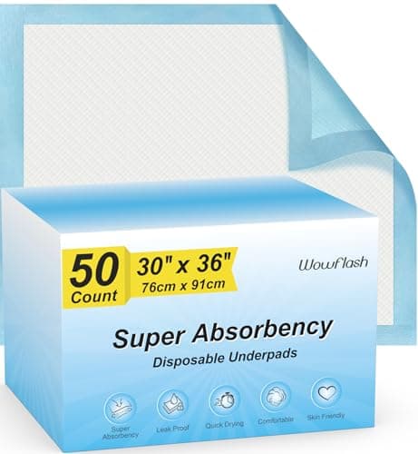 Wowflash Super Absorbency Disposable Underpads